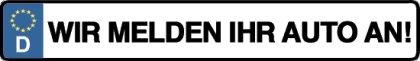 Wir melden IHR Auto an MOS HN HD TBB KÜN LB