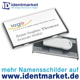 NEU Vista -Namensschilder - Hochwertige Magnet-Namensschilder zum einfachen S
