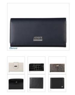 Armani Pierre Cardin Versace Jeans Cavalli Geldbörsen Sonderposten