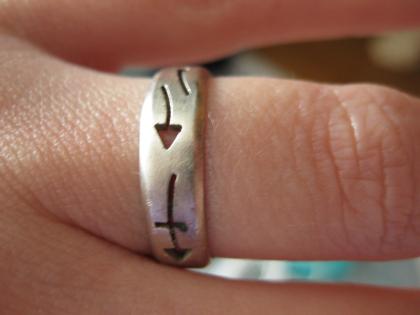 Fingerring aus 925 Silber