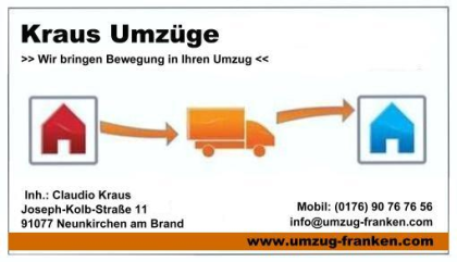 Umzug Umzüge Umziehen preiswert - Kraus Umzüge -