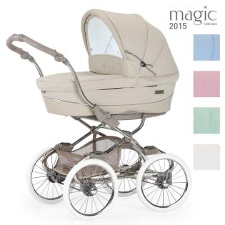 Kinderwagen in den angesagten Pastell-Tönen Frühlingsfarben rosa mint hellbl