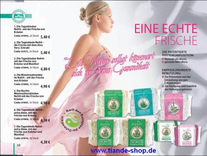 Die Tagesbinden Nephrit Kräuterfrische von TianDe