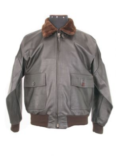 Herren Lederjacke mit Lammfell Kragen besetzt Lamm Nappa