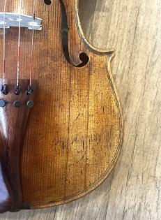 Schön geflammte alte 4/4 Geige Violine sehr guter Klang