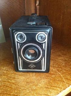 Kamera Alte Agfa Kamera mit Box.