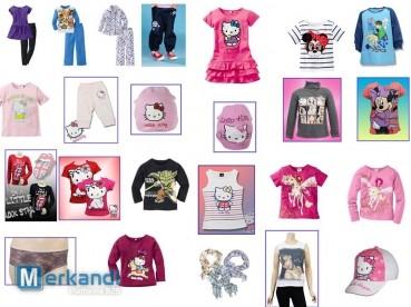Kinder Marken mix Textilien Disney Hello Kitty weitere Marken
