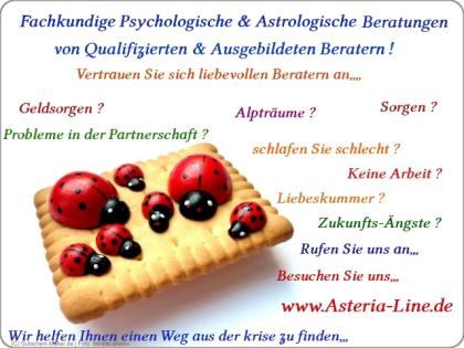 GUTSCHEIN FÜR SERIÖSE LEBENSHILFE BEI ASTERIA - LEBENSBERATUNG
