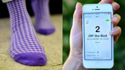 Da bist Du von den Socken Pfiffige Erfindung für Alzheimerkranke