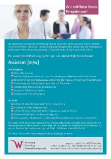 Assistent m/w