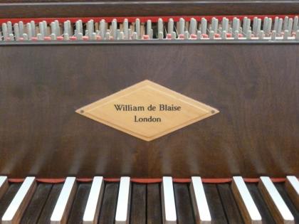 William de Blaise Chembalo - zwei Manuale Pedalchembalo