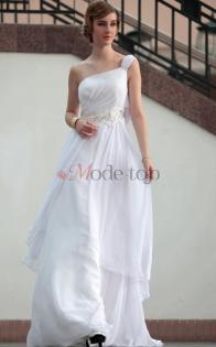 Perlenbesetztes normale Taille Mitte Abschlusskleid - Mode-top. de