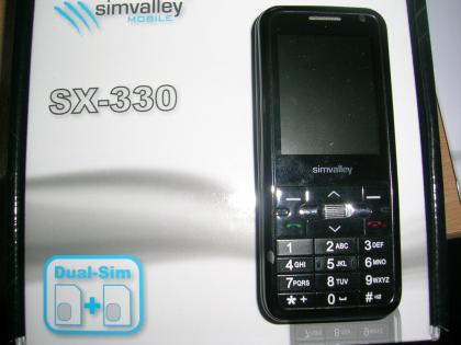 HANDY SIMVALLEY OVP / SX-330 black