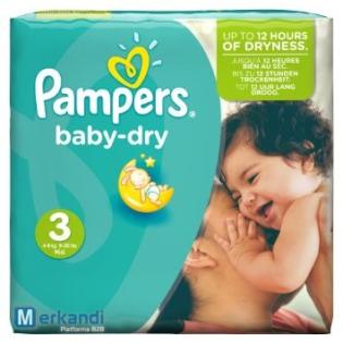 Pampers Windeln und Feuchttücher verschiedene Sorten und Größen