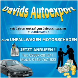 Ankauf von Gebrauchtwagen aller Art defekt oder mit Mängeln