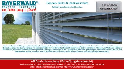 Bayerwald Rollladen Lamellenstore Insektenschutz