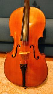 3/4 Violoncello Koffer Bogen - spielbereit mit Gutachten