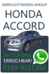 Autoankauf Honda Accord - Benzin und Diesel LPG Erdgas