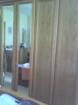 Schlafzimmerschrank und Bett in Eiche-Rustikal