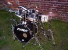Sonor Schlagzeug Drumset schwarz zu verkaufen gut erhalten