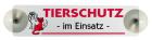 TIERSCHUTZ IM EINSATZ Autoscheibenschild
