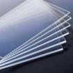 Acrylglas- oder Polycarbonatglas- Platten.