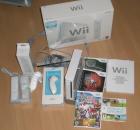 Nintendo Wii inkl. 2 Nunchuk 2 Remote Kontroller 4 Spiele u. a. Super Smash Br