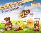 Am 12. April ist Ostern - Verschenken Sie mal feinste Schokolade