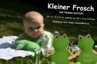 Kleiner Kuschelfreund Frosch als Kuscheltier mit eigenem Namen bestickt
