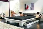 Futonbett 2 Matratzen 2 Bettkästen Lattenrost 180x200 cm