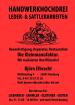 LEDER- SATTLERARBEITEN. Handwerk hoch drei