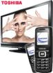 Handy Bundle Toshiba 32 Zoll LCD-Fernseher 2xSamsung SGHB130 gratis Handy