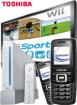 Handy Bundle Toshiba 32 Zoll LCD-Fernseher Wii 2xSamsung SGHB130 gratis Handy