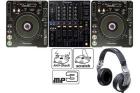 Pioneer CDJ 1000 MK3 X2 DJM-800 Bundel Met