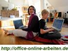 Moderner Home Office Online Job