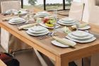 26 Tlg. Design Tafelservice Bianco aus feinstem Porzellan