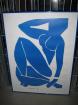 Blaue Frau von Matisse gerahmt 61 x 81 cm