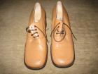 Sandfarbene modische Damenhalbschuhe Größe 38