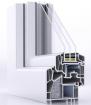 Kuststofffenster 1m x1m mit Isoglas ab Fabrik 89 Euro