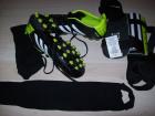 NEU KIds Fussballschuhe Gr2 Adidas Stutzen Knieschoner Gr. M TOP