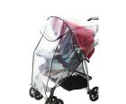 Regenschutz Regenverdeck Regenhaube für Kinderwagen Universal Regenfolien Klar