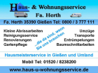 Umzüge / Entrümpelung in Gießen und Umland Tel 0800/3777111
