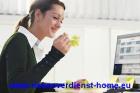 Online-Job als Heimarbeit im Bereich Gesundheits- und Lifestyle Branche am PC