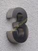 In 3D Edelstahl 190mm Hoch und 40mm Tief