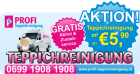 Sonderaktion PROFI TEPPICHREINIGUNG ab 5 90 mit kostenloser Abholung
