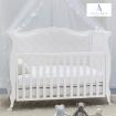 Shabby chic Baby- und Kinderbett umbaubar zum schicken Stilsofa Azzurra Design