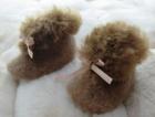 Warme Baby Alpaka Fellschuhe