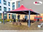 Pavillon 5x6 Überdachung Pagodenzelt Pvc Schule Universität Campus