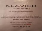 Klaviertraining für fortgeschrittene Pianisten