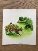 Original kleines Bild Katzen handgemalt